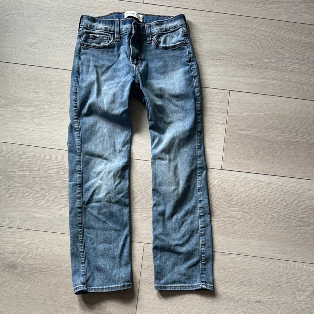 Abercrombie Kids Blue Straight Jeans